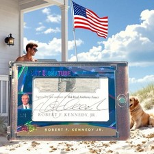 2022 DECISION RFK Jr. CUT SIGNATURE 1/5 ULTRA RARE picture