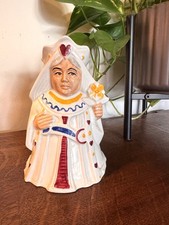 Vintage HJ Woods Alice in Wonderland Queen of Hearts Cards Pitcher, England picture