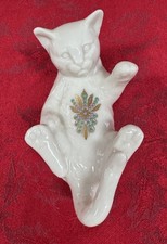 Lenox 1994 China Jewels Collection Cat/Kitten Laying On Its Back Figurine New picture