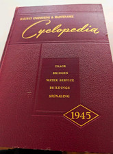Railway Engineering & Maintenance Cyclopedia 1945 Hardcover Book picture