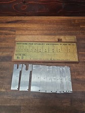 G97- Antique Stanley No. 55 Combination Plane Cutters Box # 2 picture