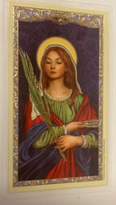 Saint Lucy Laminated Prayer Card, New #PCL-13 picture