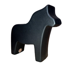 RARE Matte Black Gabriel Horse Shaped Candle Holder 5