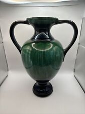 Beautiful Large Blue Pottery  Mountain Urn Vase picture