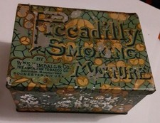Antique Piccadilly Smoking Mixture Tobacco Tin, Very Cool picture