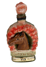Vintage 1972 Jim Beam 98th Kentucky Derby Run for the Roses Whiskey Decanter Emp picture