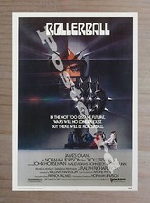 Historic Rollerball 1975 Movie Advertising Postcard picture