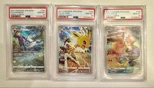 PSA10 Consecutive Numbers Jolteon Vaporeon Flareon CHR Eeveelutions picture