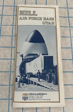 Vintage Hill Air Force Base Map Brochure 60’s USAF Home of the Fighting Falcons picture