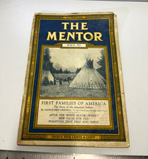 The Mentor Magazine March 1921 First Families of America Illustrated Grinnell picture