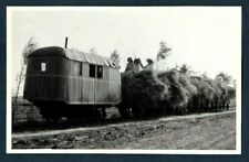 RARE HUAI RIVER NARROW GAUGE RAILROAD & YOUNG HARVESTERS CHINA 1949 Photo Y 189 picture