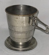 Vintage Collapsible Metal Cup picture