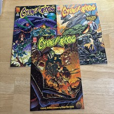 Lot Of 3 Cyberfrog 1st print 1996 # 0 1 3 Harris Comics • Missing #2 picture