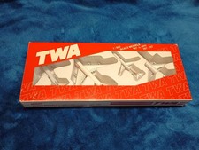 Vintage Schabak TWA Airlines #910/10 Germany Diecast Miniature Planes. picture