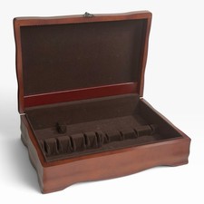 Vintage Gorham La Scala Wood Silverware Flatware Chest Storage Box Canada picture