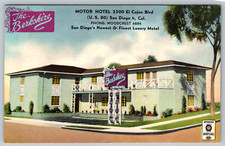 c1940s Berkshire Motor Hotel San Diego CA Luxury Motel Postcard picture