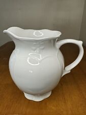 Tabletops Unlimited Versailles Creamy White Water Pitcher picture
