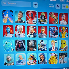 Fortnite Game Item/Asset Lot - Outfit, Pickaxe & Glider Cosmetics picture