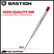 BASTION PENS INK REFILL REPLACEMENT CARTRIDGE Bolt Action Pen Fine Tip Red 1X picture