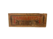 Antique Tanglefoot Fly Paper Wood Crate Grand Rapids Michigan picture
