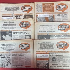 The Comics Buyer’s Guide 1984 Lot of 6 Issues #564-568 & #580 Vintage.  *24 picture