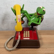 Vintage 1983 Kermit the Frog Phone ATC Jim Henson Muppets Untested picture