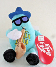 2006 RARE Mr. Jelly Belly Bean Plush Jazz Band Series with Sax and hat  NWT   picture