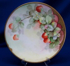 BEAUTIFUL HAND-PAINTED STRAWBERRIES 10.75