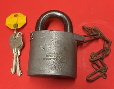 Vintage Sargent & Greenleaf 1973 Padlock w/2 Keys S&G US Military picture