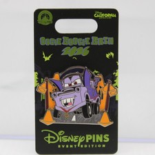 BA Disney Parks DCA Event Pin Oogie Boogie Bash Pixar Cars Tow Mater Vampire picture