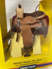 Breyer Barrel Roping Saddle Traditional Horse Tack Accessory #2472 NIB picture