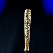 ANTIQUE 1914's Brass Figurine Letter Opener Size 9.5