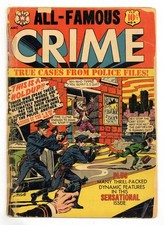 All Famous Crime #4 FR 1.0 TRIMMED 1952 picture