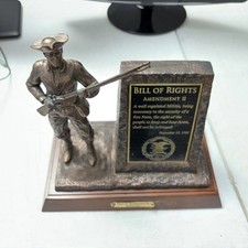 NRA 2010 MINUTEMAN AND RIFLE. BILL OF RIGHTS 2ND AMENDMENT FIGURE picture