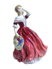PARAGON MID-CENTURY ENGLISH BONE CHINA HAND-PAINTED FIGURINE OF “SPRING” picture