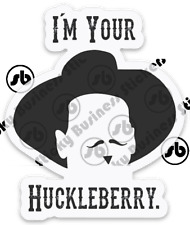 Movie Tombstone Doc Holliday I'm Your Huckleberry 3 inch Vinyl Sticker Laptop picture