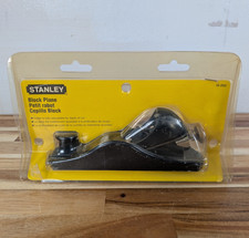 Vintage 1994 Stanley 12-252 Block Plane New Old Stock NOS Made In England 21 Deg picture