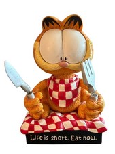 Westland Giftware Garfield Figurine Life Is Short. Eat Now. MPN 2387 picture