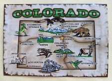 Postcard CO: Colorado State Map. picture