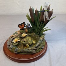2002 Lenox Summer At Willow Pond Figurine Base Frog, please read picture