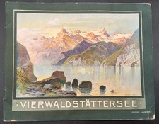 Vintage Vierwaldstattersee Lake Lucerne Switzerland Souvenir Photo Album Booklet picture