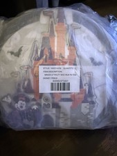 New Disney Loungefly Halloween Mickey And Castle Mini Backpack NWT picture