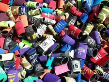 25 Random Can Coolie Wholesale Lot Misprint Beer Bottle/Can Holders picture