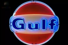 Gulf Dealer Gasoline Gas Oil 24