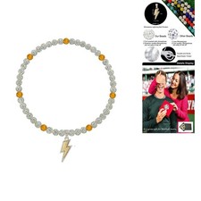 NUSTTAL Baseball Necklace 18 Inch Lightning Bolt Pendant Men Women Bling Ice picture