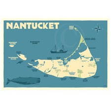 a103 Nantucket Massachusetts Vintage Travel Poster Refrigerator Magnet picture