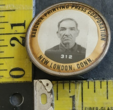 BABCOCK PRINTING PRESS CORPORATION NEW LONDON CT. WW2 ERA EMPLOYEE BADGE {B07} picture