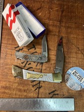 VINTAGE 1986 BUCK 825 LIBERTY KNIFE - +bonus Liberty Knife Excellent Condition picture