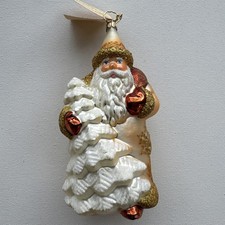 Vintage Ino Schaller Bayern Santa Claus Ornament. Limited Edition 6/1000. Rare picture