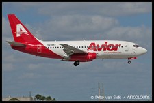B-737 Avior Airlines Boeing B737 B 737 Airplane Desktop Kiln Wood Model Small picture